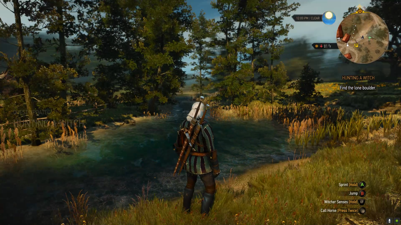 hunting a witch witcher 3